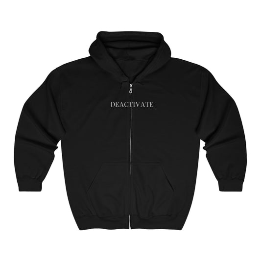 Deactivate - Chrome Logo Full Zip Hooded Sweatshirt